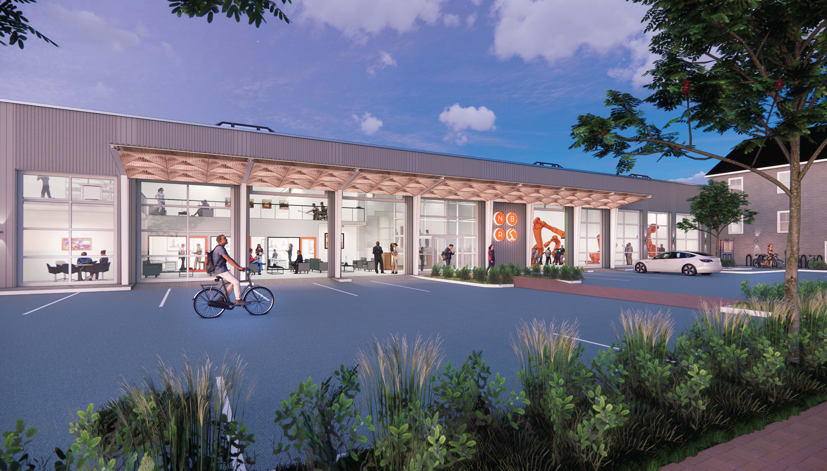 Rendering of the renovated New Bedford Research & Robotics facility